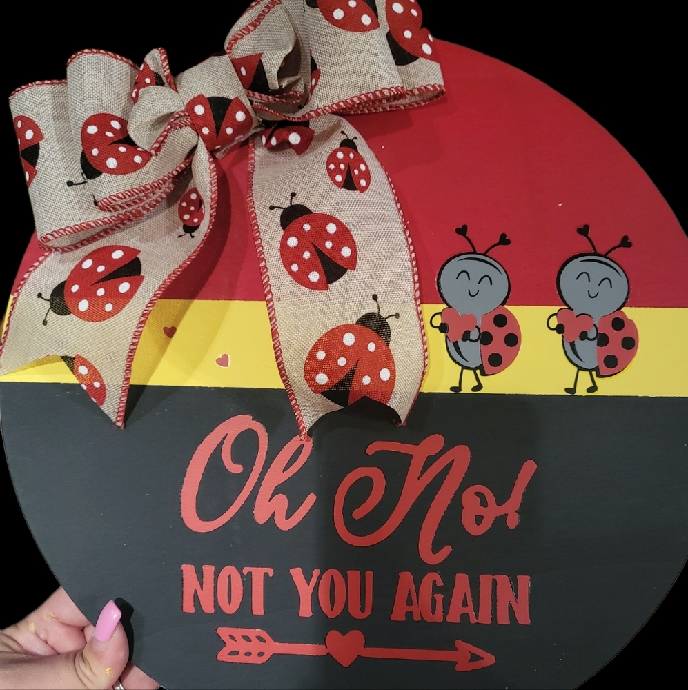 Handmade sign